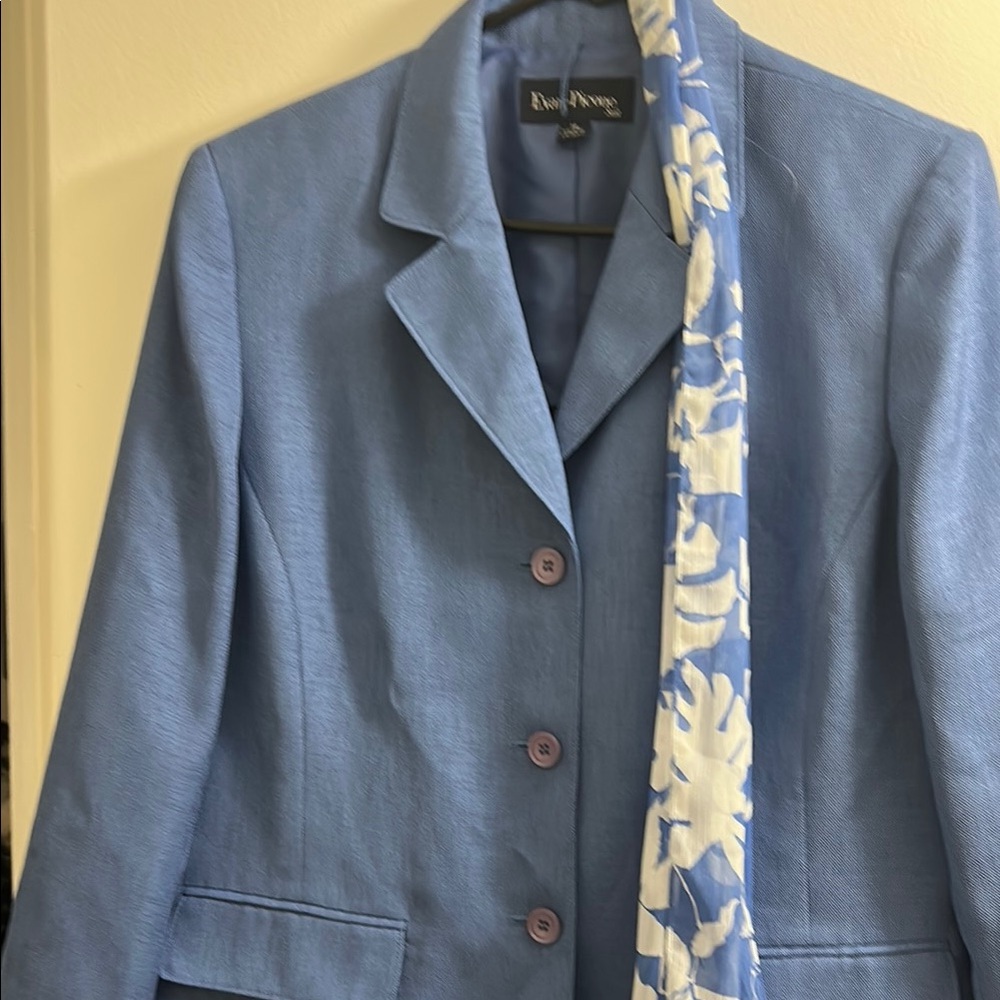 Blue Women's 2 piece suit by Evan Picone